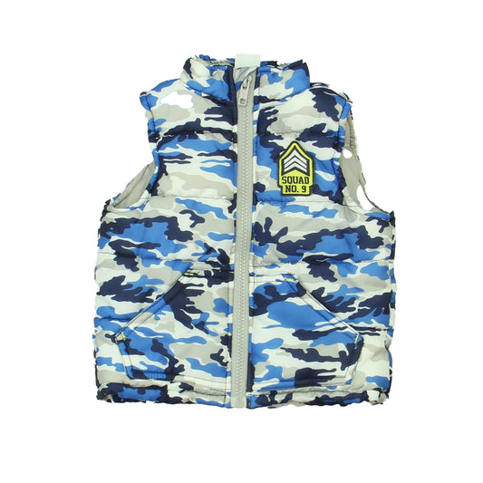 Healthex Boys Blue Camo Vest Size: 12 Months Blue Camo