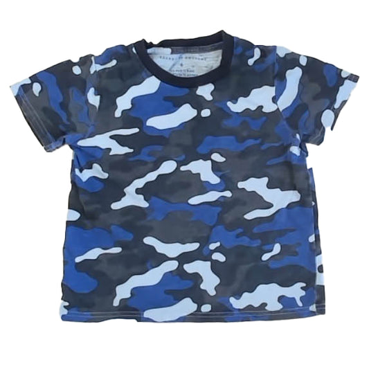 Rockets of Awesome Boys Blue Camo T-Shirt Size: 6 Years Blue Camo
