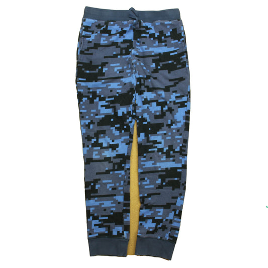 Rockets Of Awesome Boys Blue Camo Casual Pants Size: 12 Years Blue Camo
