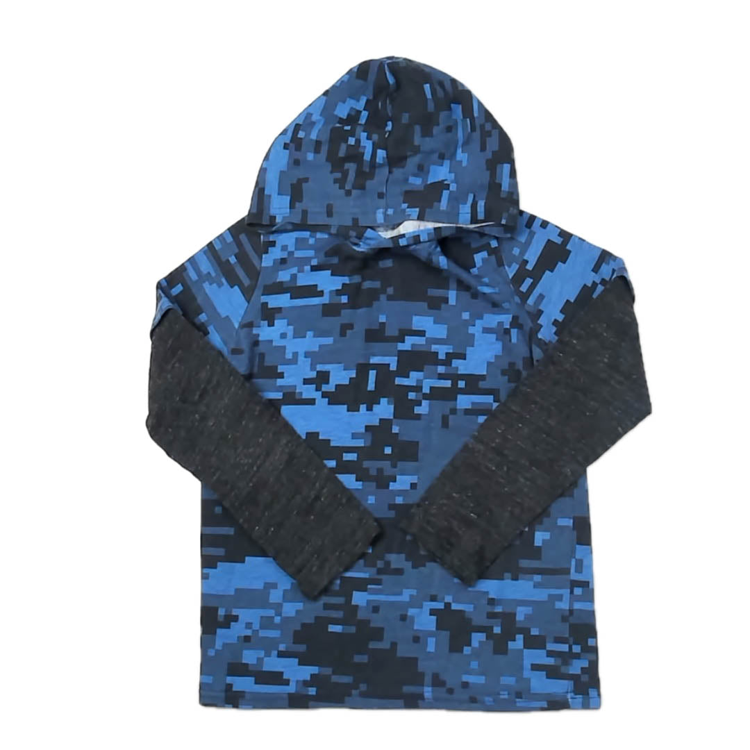Rockets Of Awesome Boys Blue Camo Long Sleeve T-Shirt Size: 12 Years Blue Camo