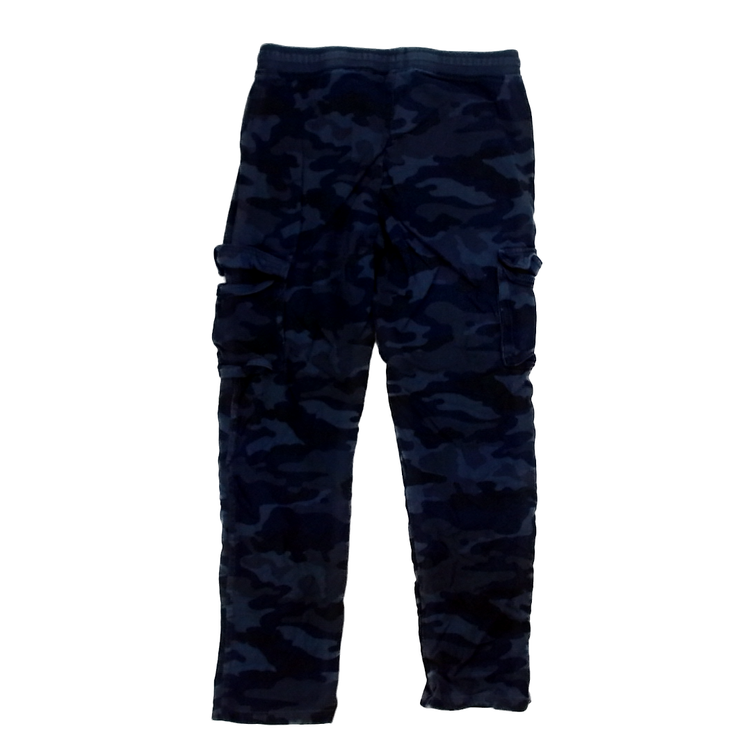 Rockets Of Awesome Boys Blue Camo Casual Pants Size: 12 Years Blue Camo