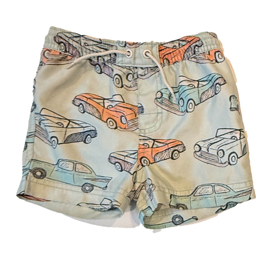 Tea Collection Boys Blue Cars Trunks Size: 2T Blue Cars