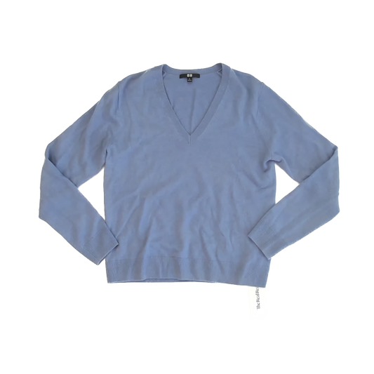 Uniqlo Girls Blue Cashmere Sweater Size: Adult M Blue Cashmere