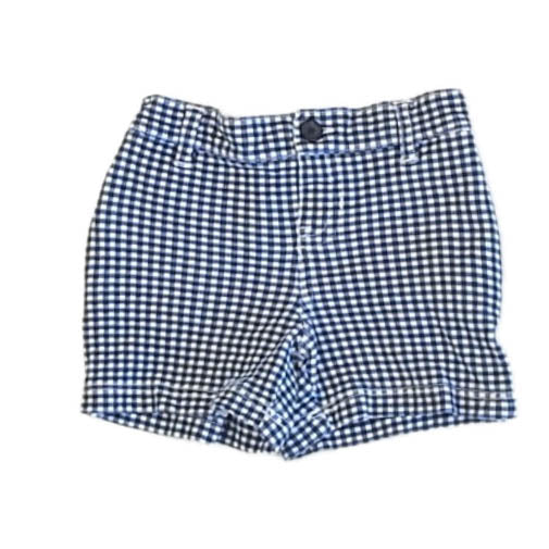 Ralph Lauren Boys Blue Check Shorts Size: 9 Months Blue Check