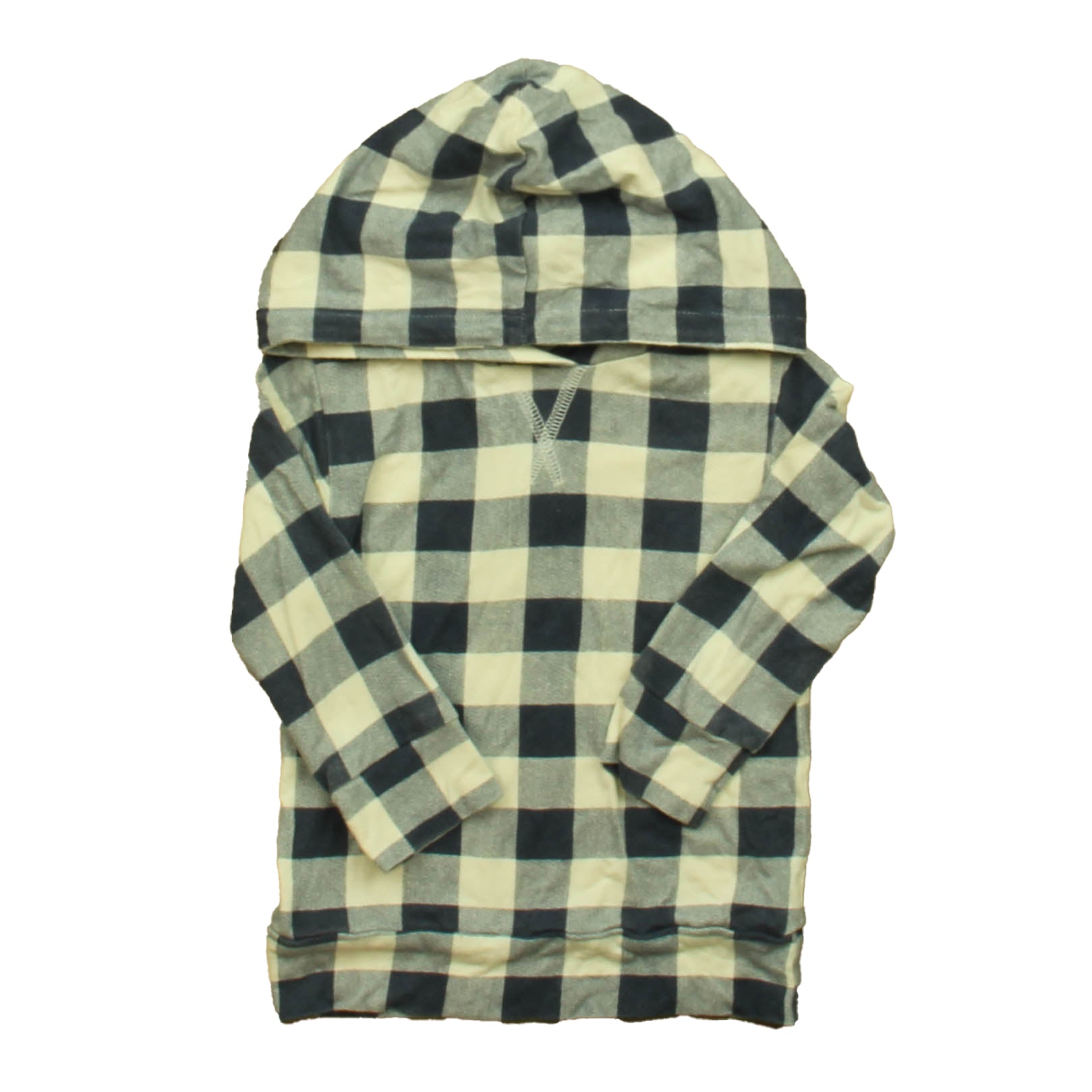 Kate Quinn Boys Blue Check Long Sleeve Shirt Size: 12-18 Months Blue Check