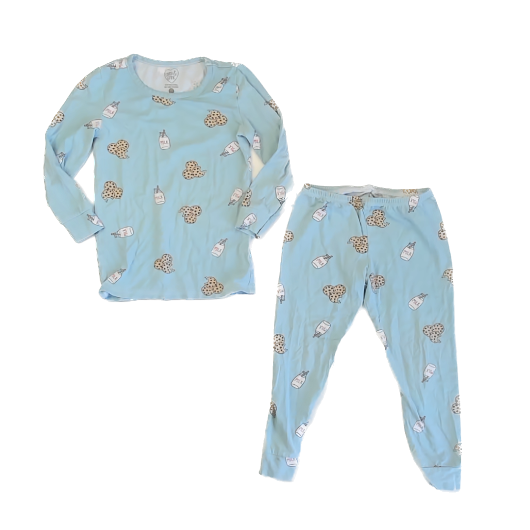 Lovey & Grink Boys Blue Cookies 2-piece Pajamas Size: 2T Blue Cookies