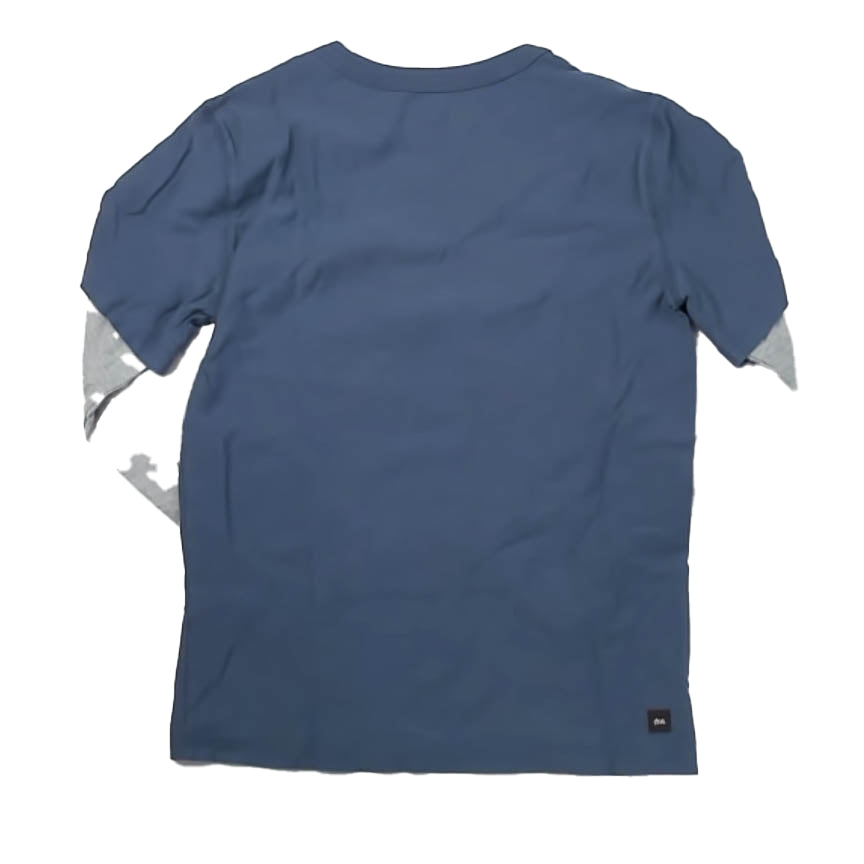 Tea Collection Boys Blue Coyote Long Sleeve T-Shirt Size: 12 Years Blue Coyote