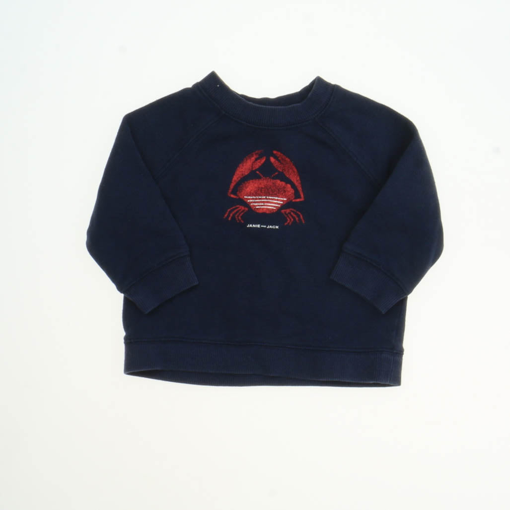 Janie and Jack Boys Blue | Crab Shirt Size: 6-12 Months Blue | Crab