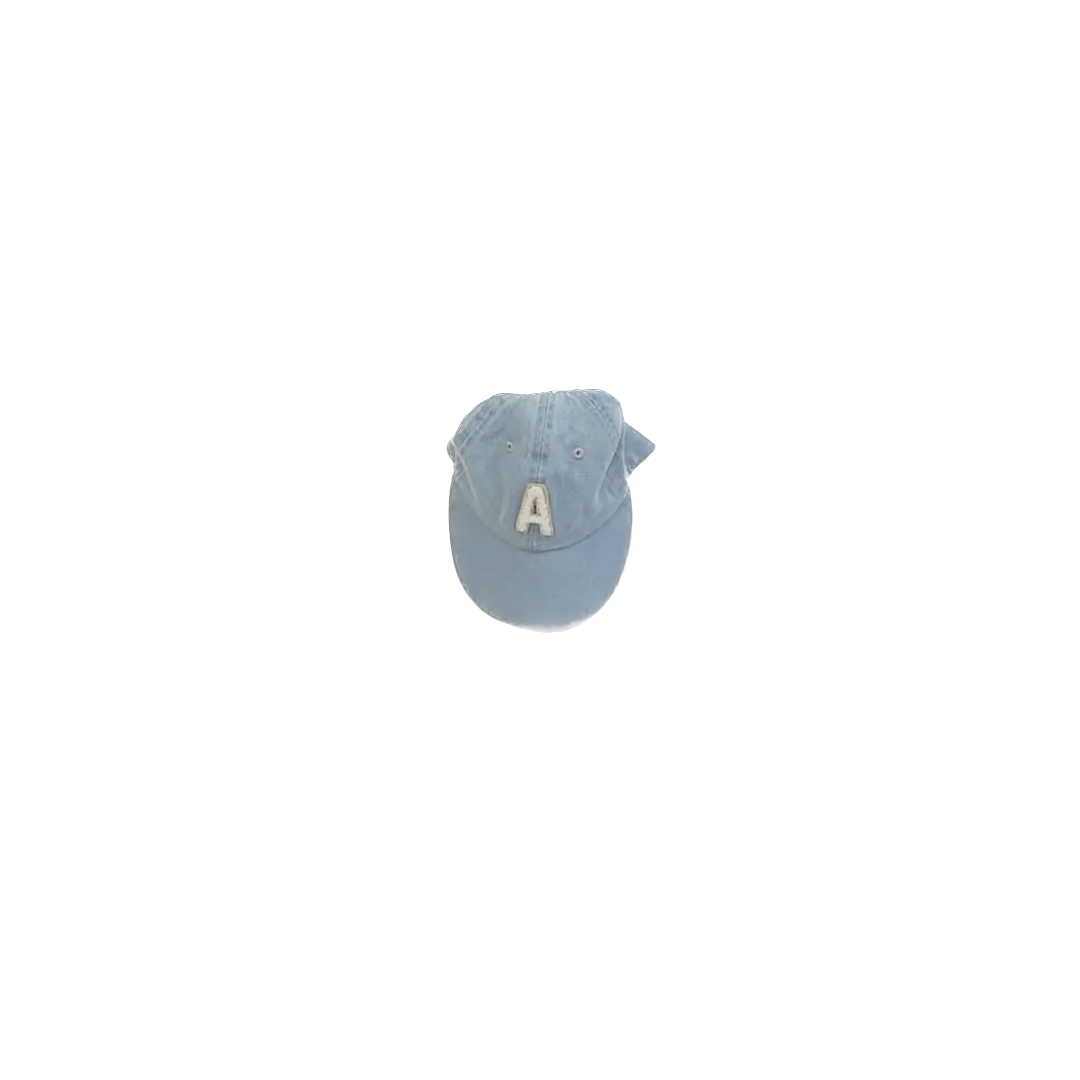 Rey to Z Unisex Blue Denim "A" Hat Size: 4-6 Years Blue Denim "A"