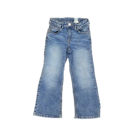 Zara Girls Blue Denim Jeans Size: 6x Years Blue Denim