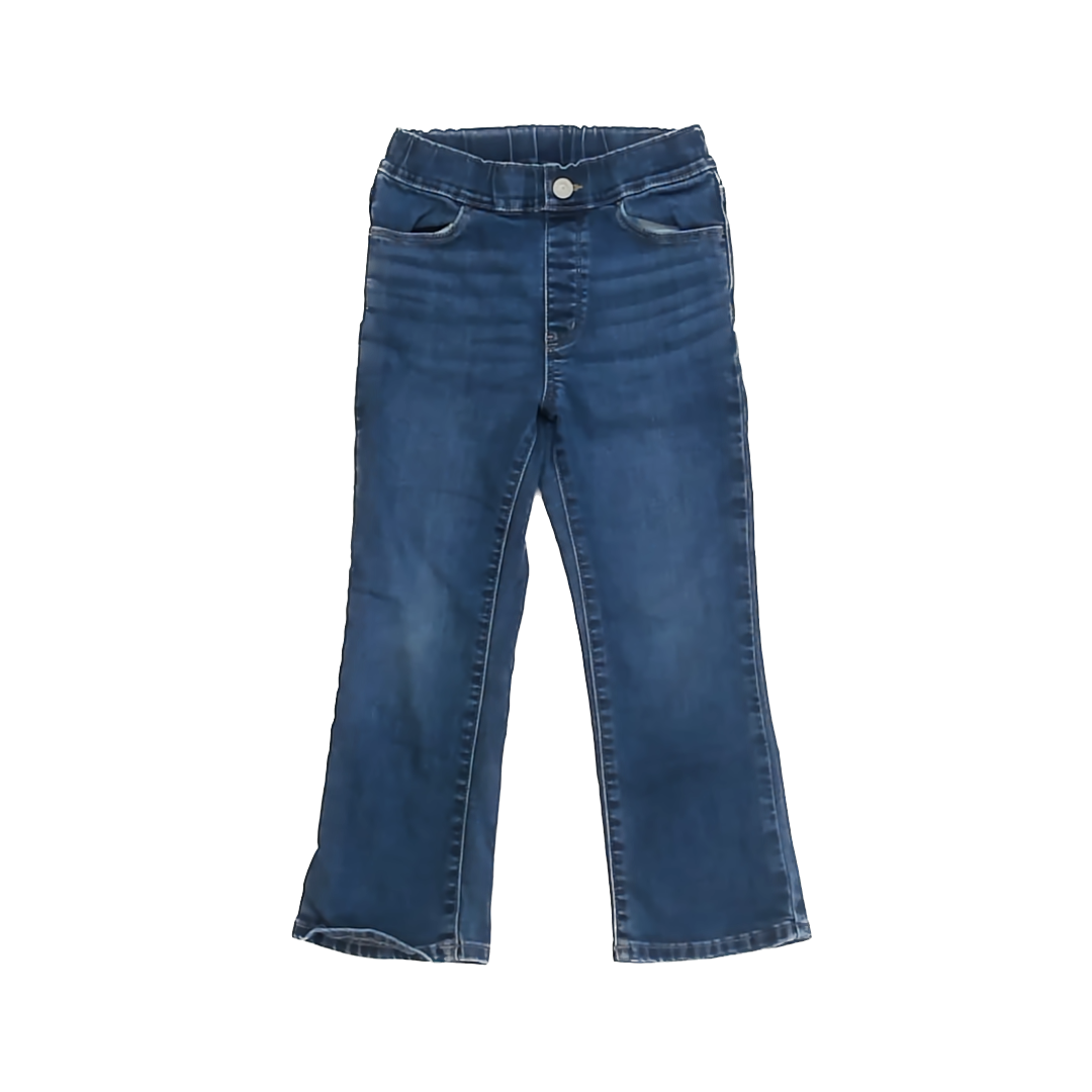 Uniqlo Girls Blue denim Jeans Size: 5-6 Years Blue denim