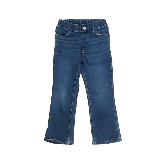 Uniqlo Girls Blue denim Jeans Size: 5-6 Years Blue denim