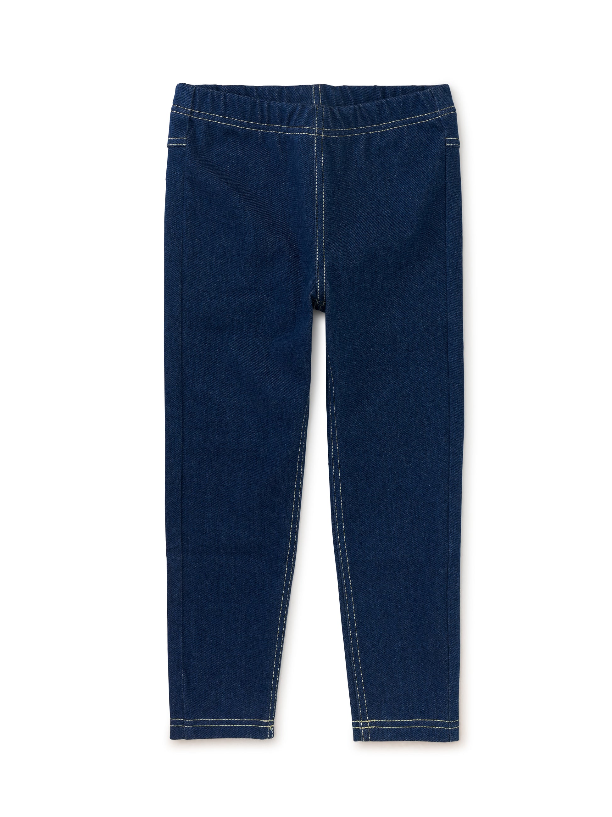 Tea Collection Girls Blue Denim Leggings Size: 5T Blue Denim