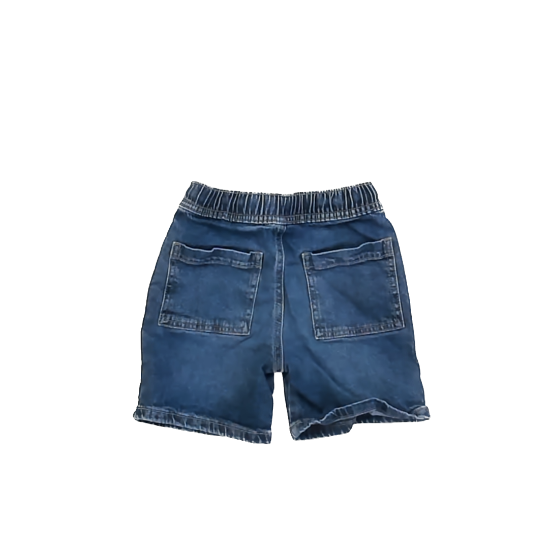 Cat & Jack Boys Blue Denim Jean Shorts Size: 5T Blue Denim