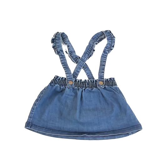 Carter's Girls Blue Denim Skirt Size: 24 Months Blue Denim
