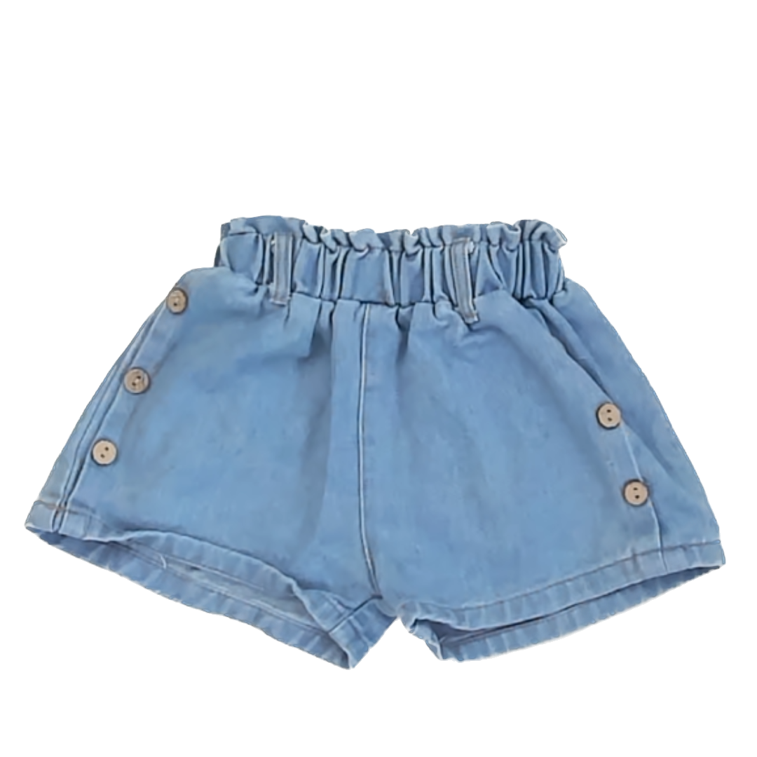 Unknown Girls Blue Denim Jean Shorts Size: 110 (4-5T) Blue Denim