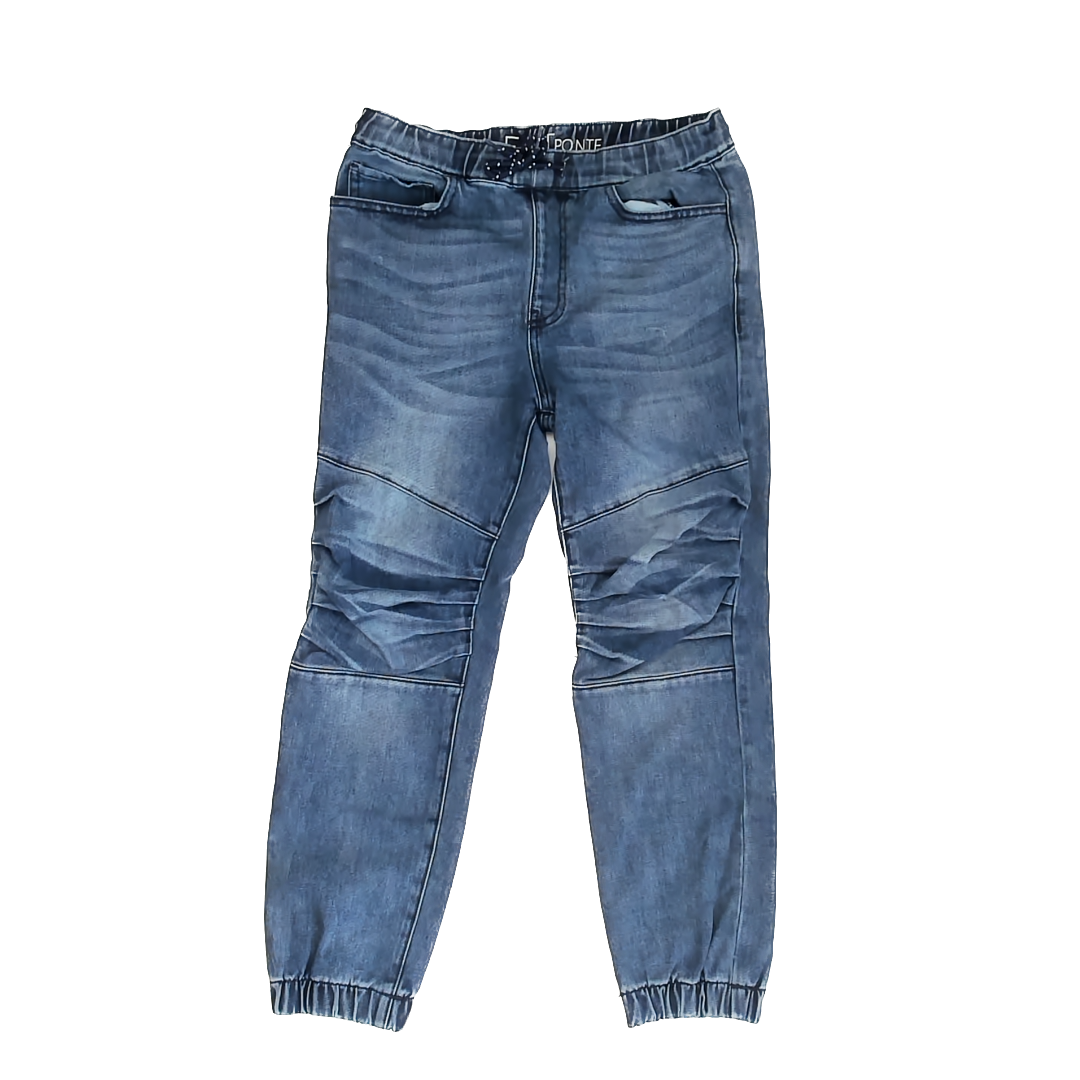 East Ponte Girls Blue Denim Jeans Size: x-large Blue Denim