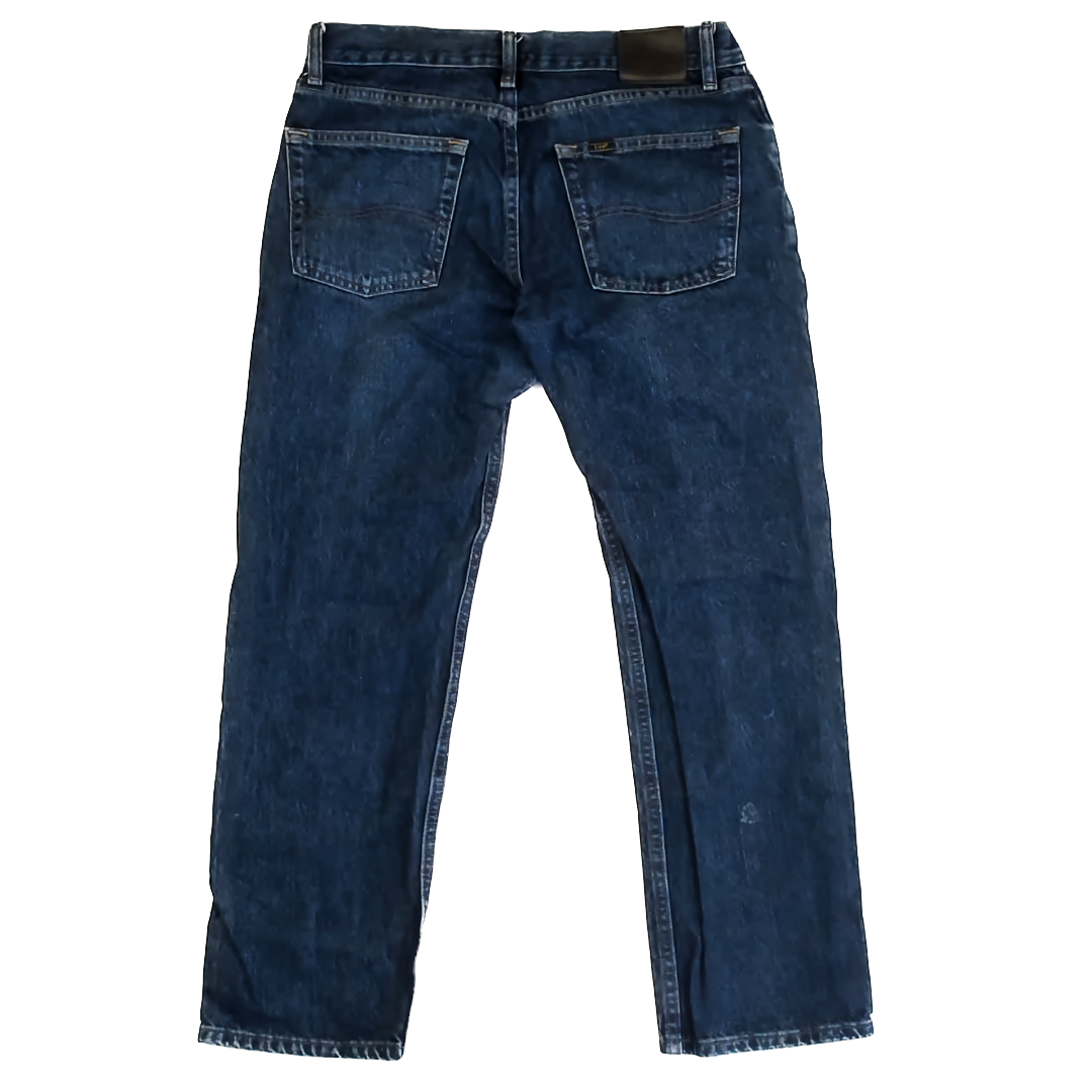 Lee Boys Blue Denim Jeans Size: 32x29 Blue Denim