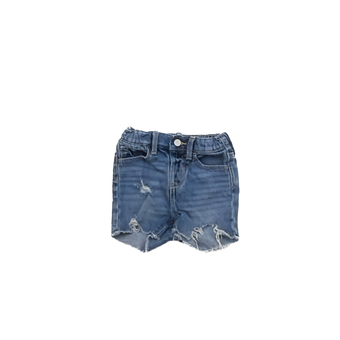 Old Navy Girls Blue Denim Jean Shorts Size: 2T Blue Denim
