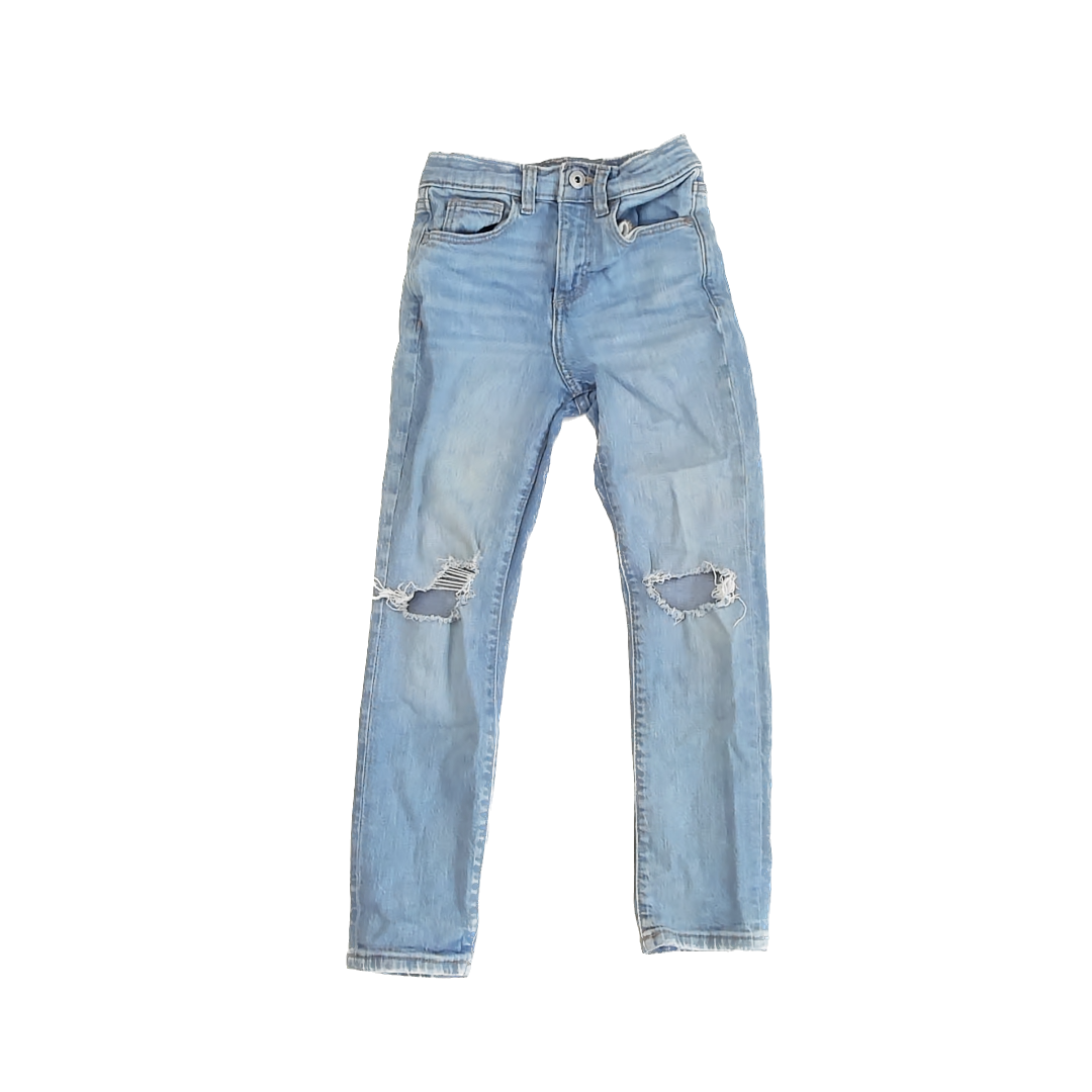 Art Class Girls Blue Denim Jeans Size: 7 Years Blue Denim