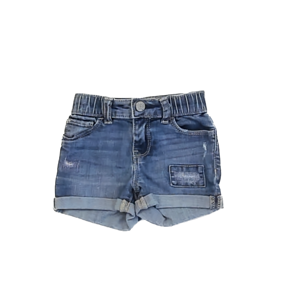 Gap Girls Blue Denim Jean Shorts Size: 2T Blue Denim