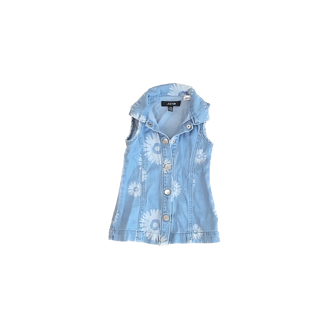 Joe's Girls Blue Denim Dress Size: 12 Months Blue Denim