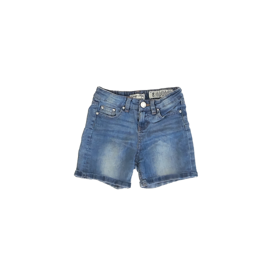 Indigo Rein Girls Blue Denim Jean Shorts Size: 8 Years Blue Denim