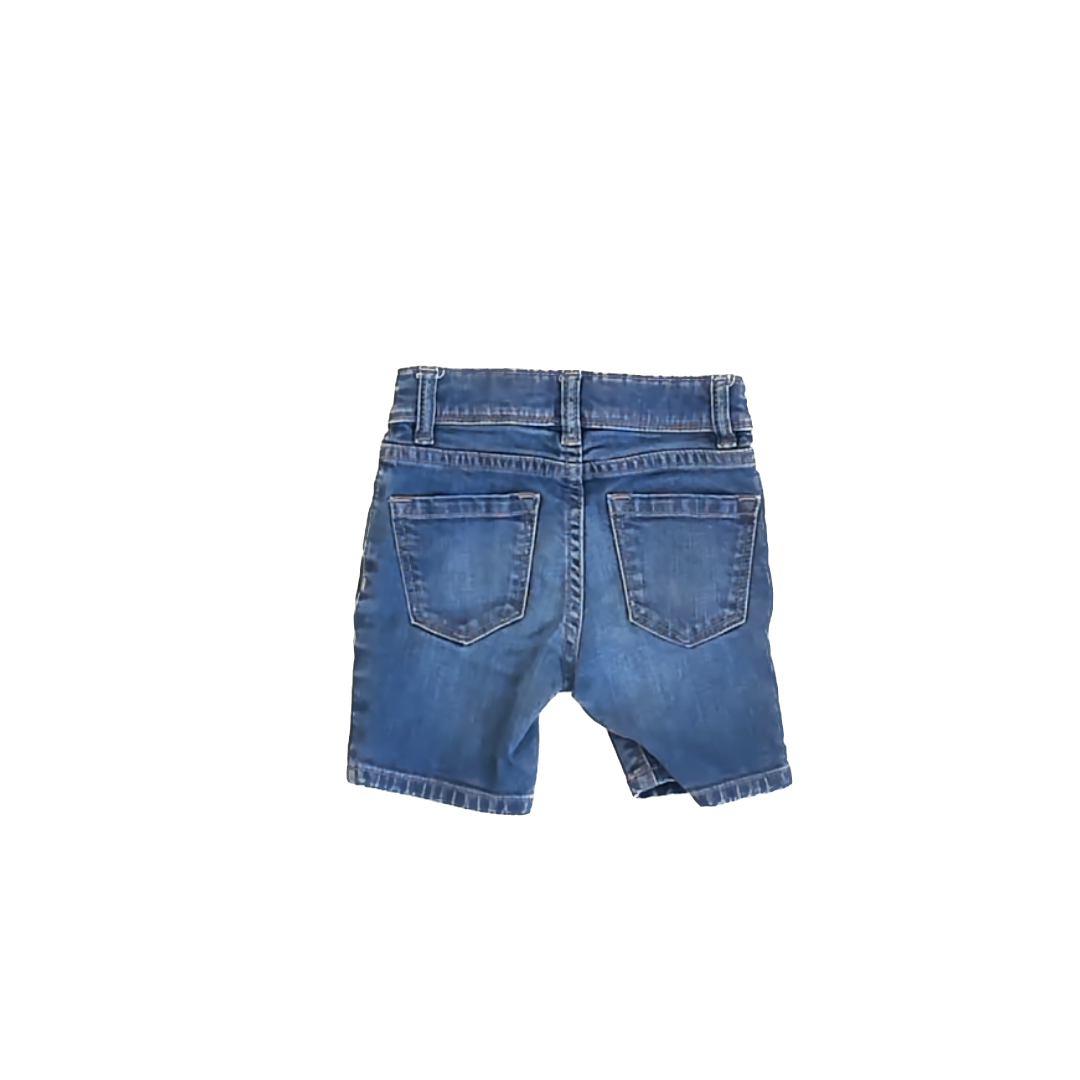 Mini Boden Girls Blue Denim Jean Shorts Size: 3T Blue Denim