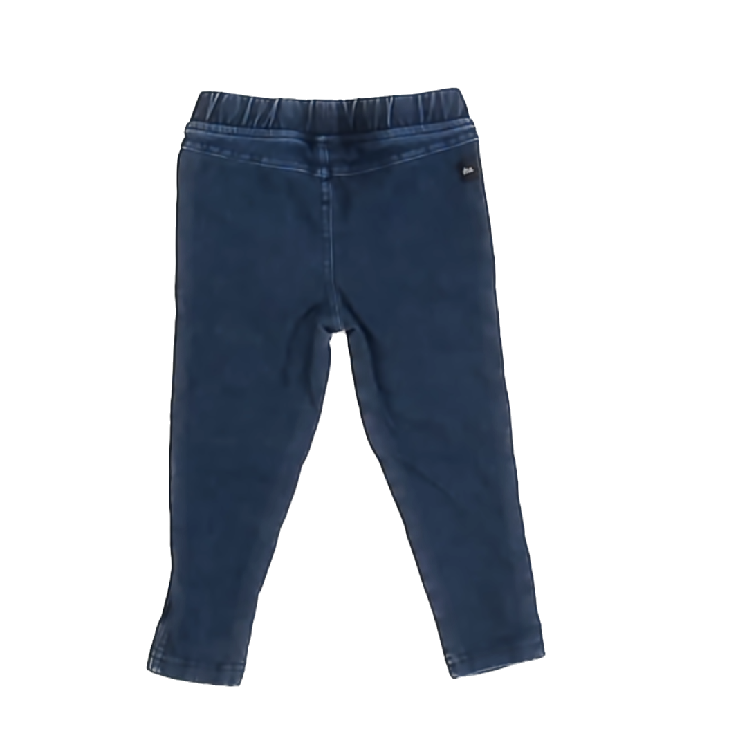Tea Collection Girls Blue Denim Jeggings Size: 12-18 Months Blue Denim