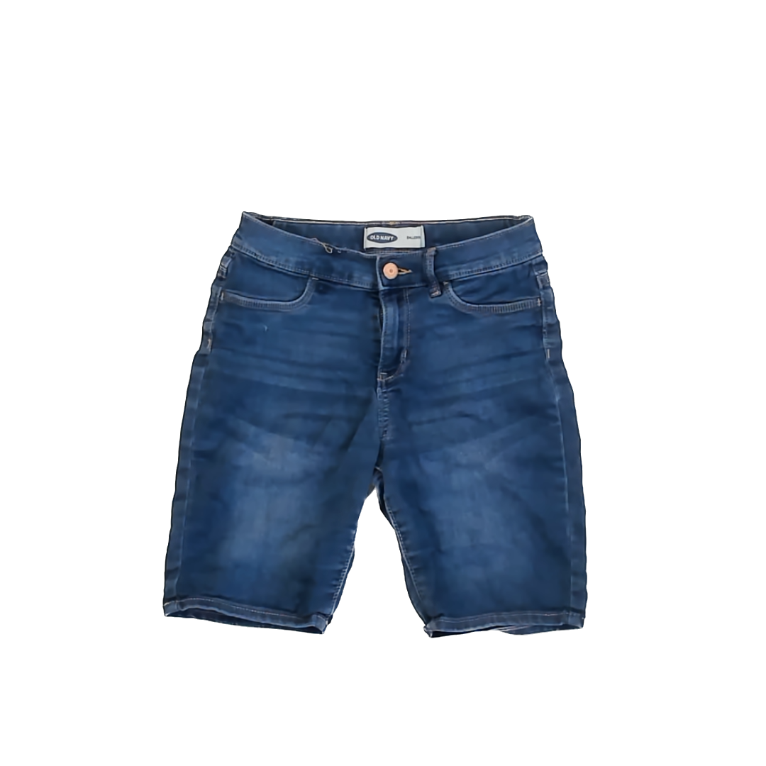 Old Navy Girls Blue Denim Jean Shorts Size: 14 Blue Denim