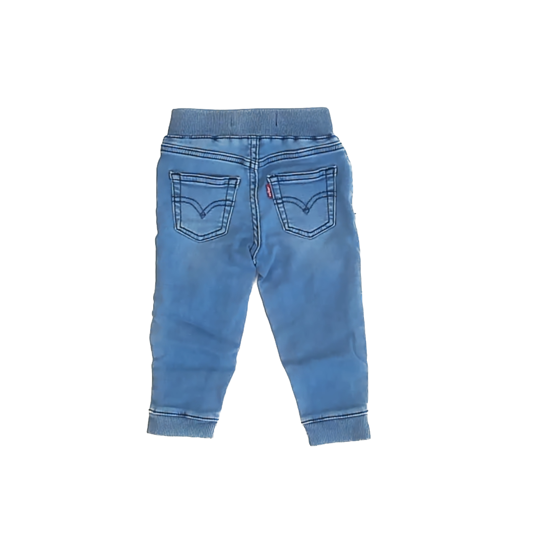 Levi's Boys Blue Denim Jeggings Size: 18 Months Blue Denim