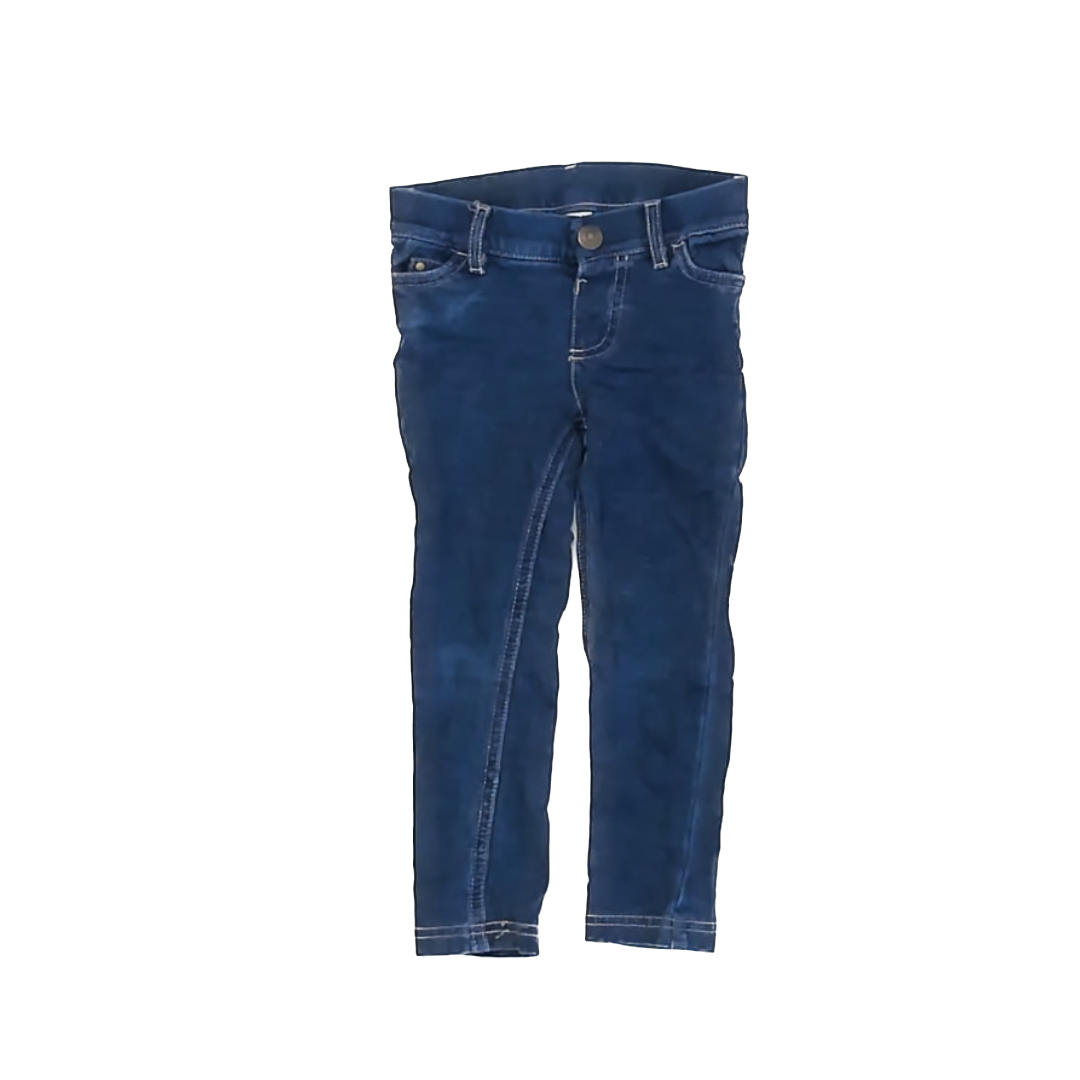 Carter's Girls Blue Denim Jeggings Size: 3T Blue Denim