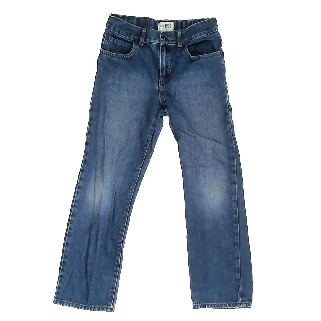 Children's Place Boys Blue Denim Jeans Size: 8 Blue Denim