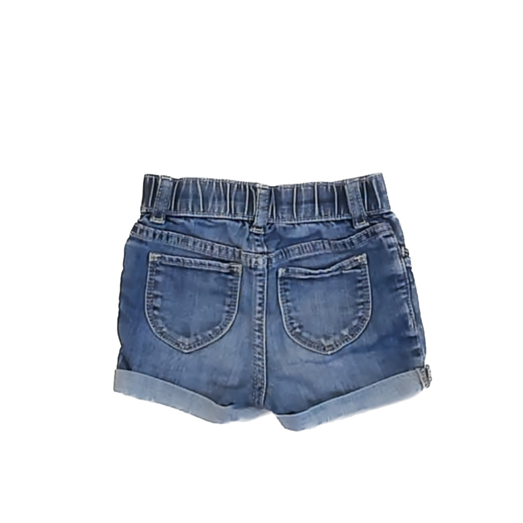 Gap Girls Blue Denim Jean Shorts Size: 2T Blue Denim