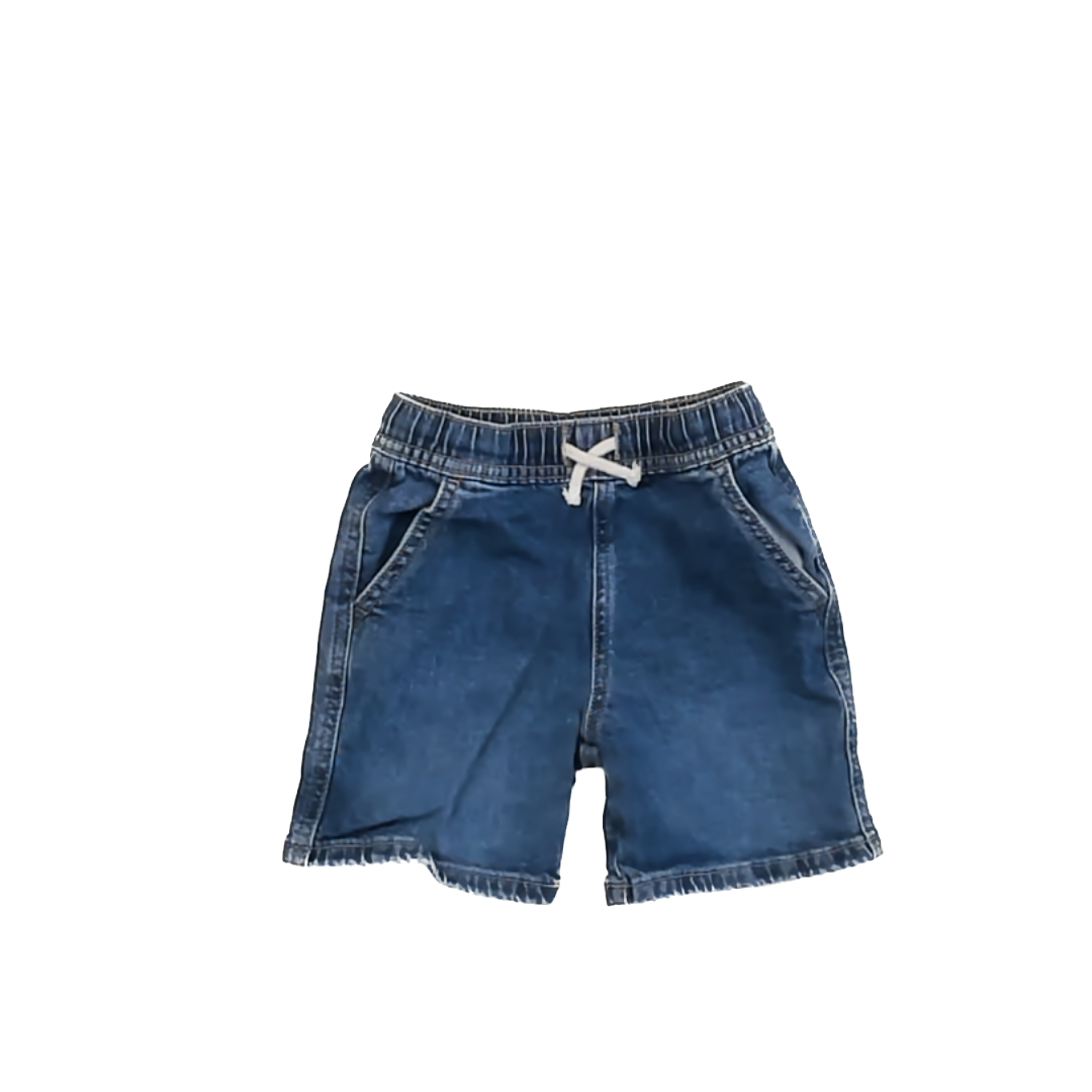 Cat & Jack Boys Blue Denim Jean Shorts Size: 5T Blue Denim