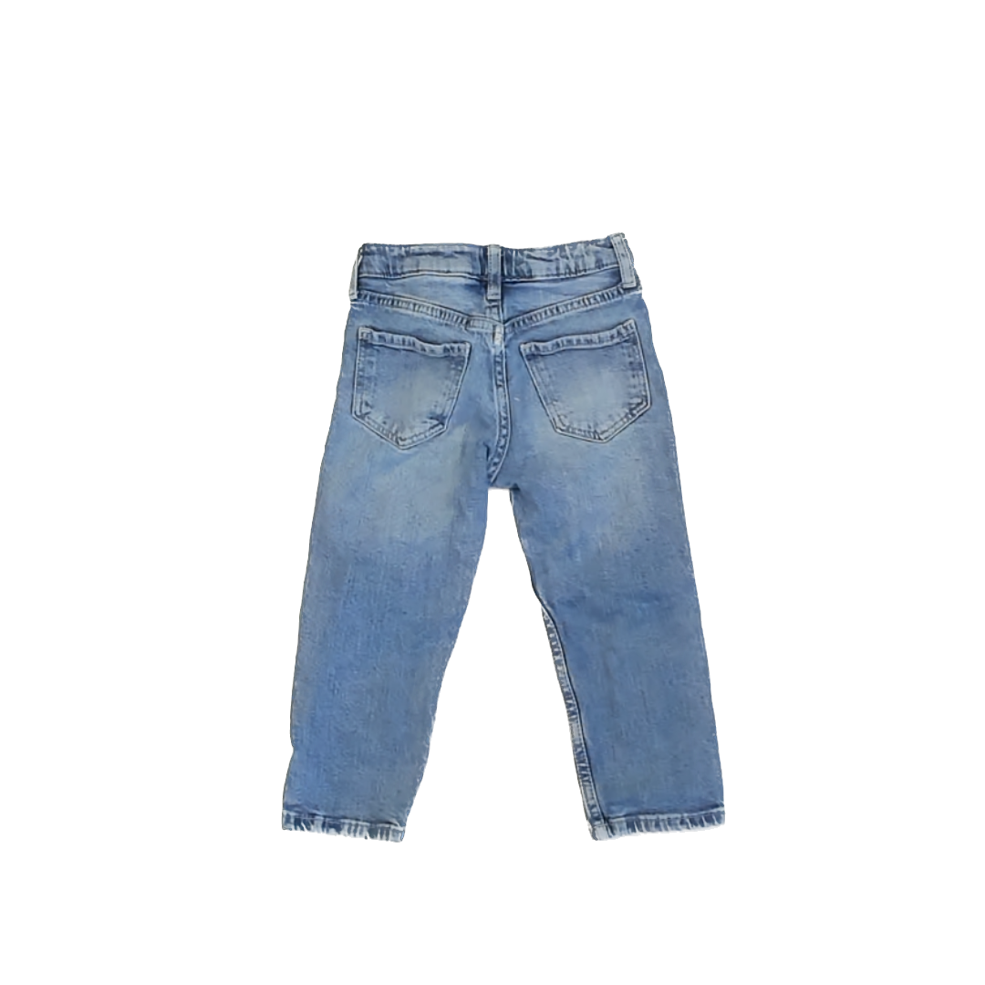H&M Girls Blue Denim Jeans Size: 2T Blue Denim