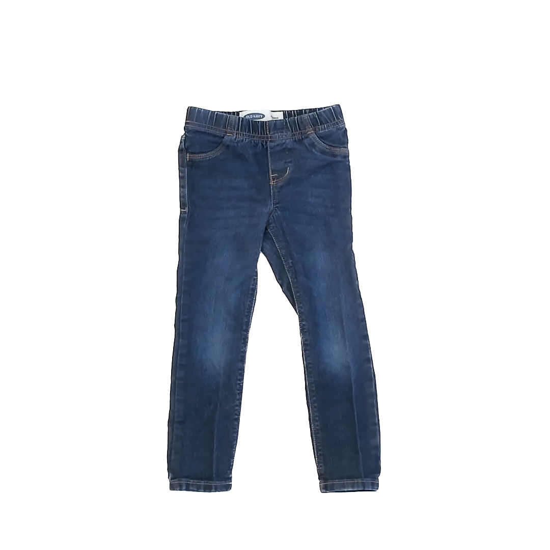 Old Navy Girls Blue Denim Jeggings Size: 5T Blue Denim