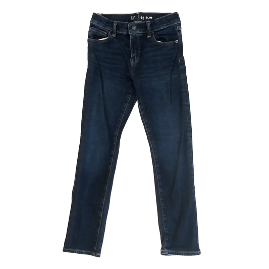 Gap Boys Blue Denim Jeans Size: 12 Slim Years Blue Denim