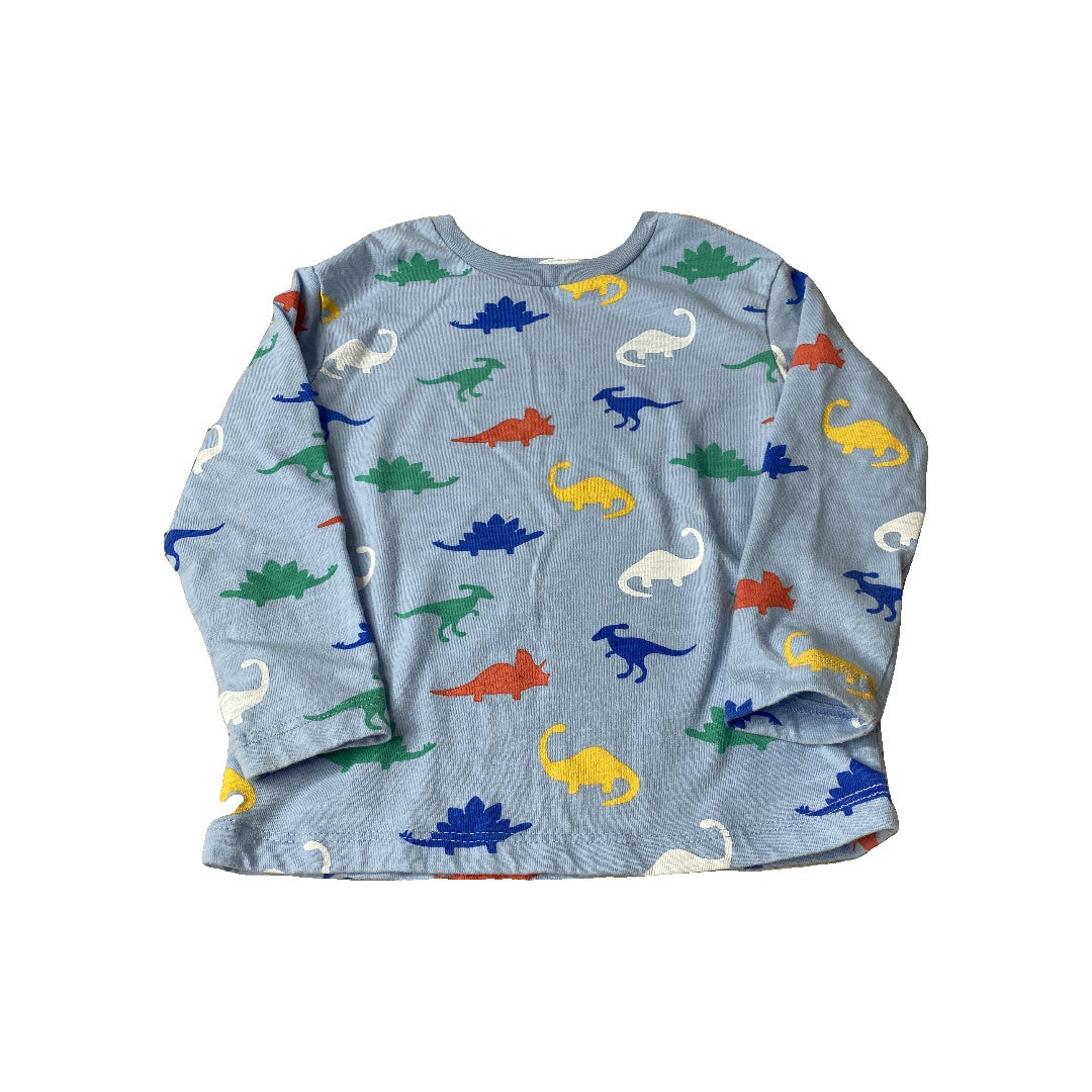 Boys Blue | Dinosaur Long Sleeve Shirt Size: 24 months Blue | Dinosaur