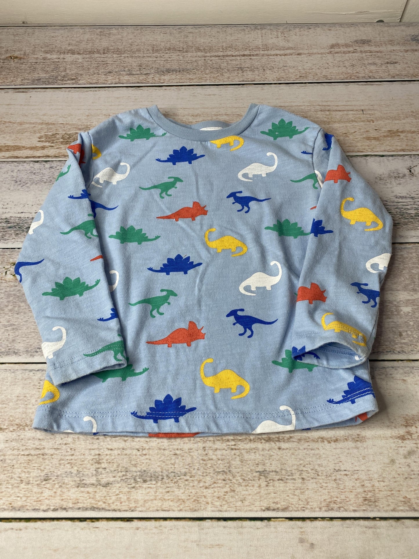 Boys Blue | Dinosaur Long Sleeve Shirt Size: 24 months Blue | Dinosaur