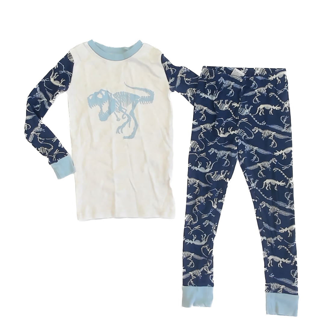 Kirkland Boys Blue Dinosaur 2-piece Pajamas Size: 6 Years Blue Dinosaur