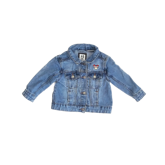 Cotton On Girls Blue Disney Jacket Size: 1-2 Years Blue Disney