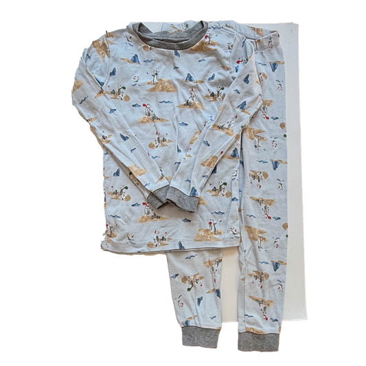 Burt's Bees Boys Blue Dogs 2-piece Pajamas Size: 4T Blue Dogs