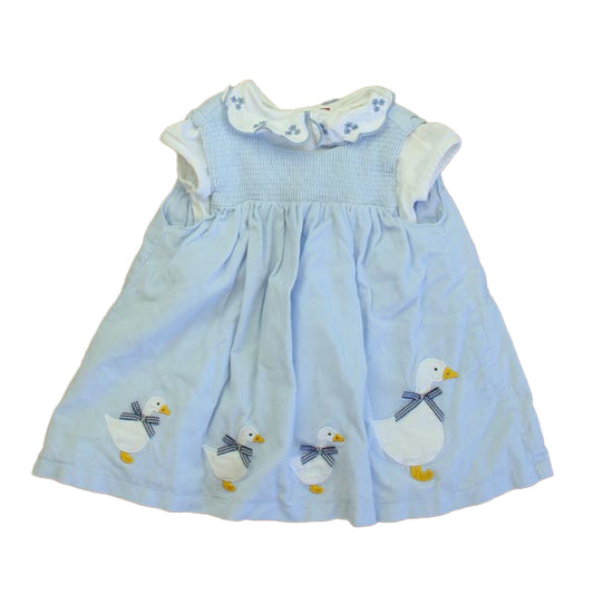 Confiture Girls Blue Ducks Jumper Size: 6-12 Months Blue Ducks