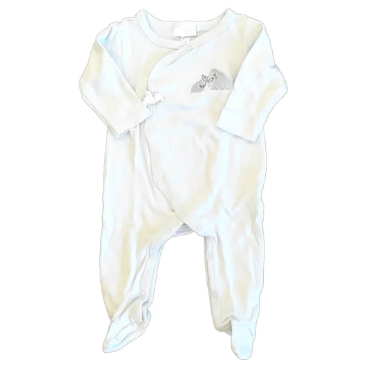 Tres Beau et Belle Boys Blue Elephant Long Sleeve Outfit Size: 6-9 Months Blue Elephant