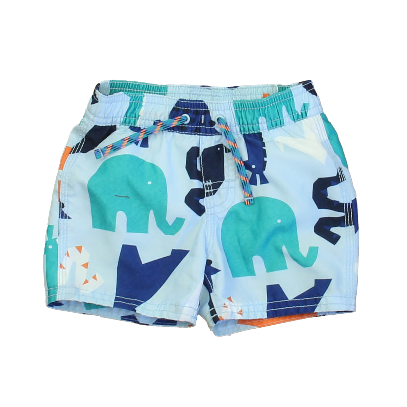 Gap Boys Blue Elephants Trunks Size: 6-12 Months Blue Elephants