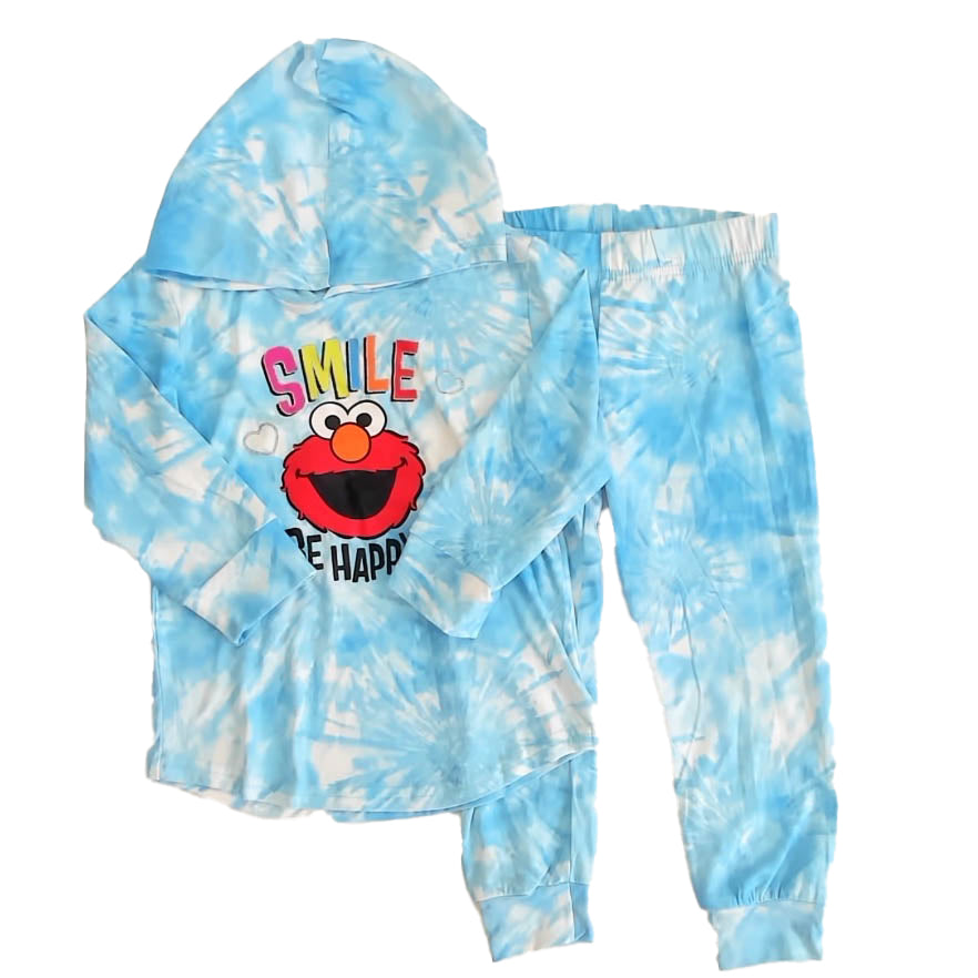 Sesame Street Girls Blue Elmo Apparel Sets Size: 2T Blue Elmo