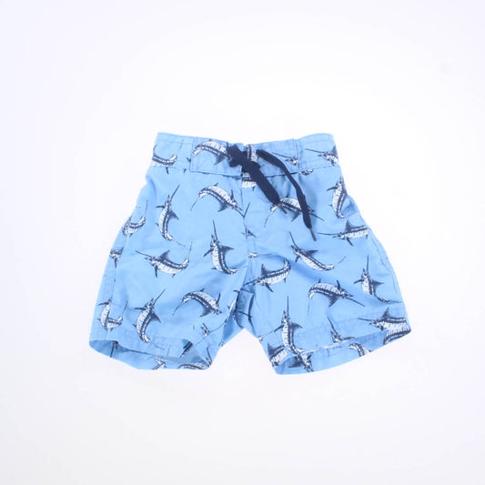Janie and Jack Boys Blue | Fish Trunks Size: 3-6 Months Blue | Fish