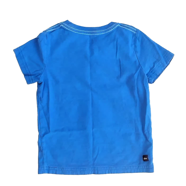 Tea Collection Boys Blue Fish T-Shirt Size: 4T Blue Fish