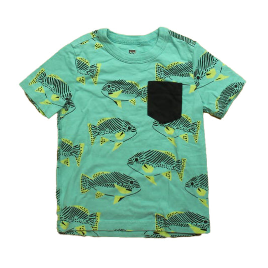 Tea Boys Blue | Fish T-Shirt Size: 4T